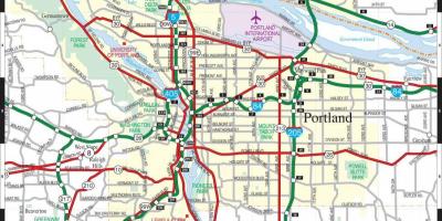 Karte Portland vai jomas