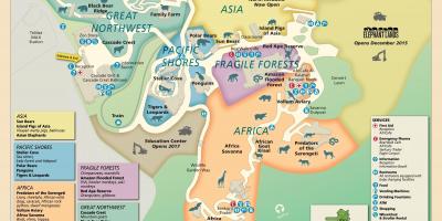Karte Portland Zoo