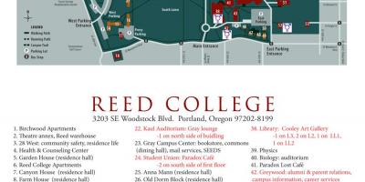 Karte reed College
